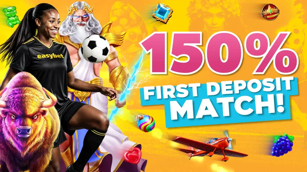 150% First Deposit Match Easybet
